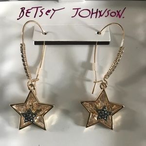 Betsey Johnson a star is born earrings